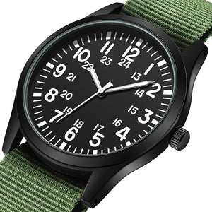 RECON GS2 Slimline Stainless Steel Military Watch with NATO Band