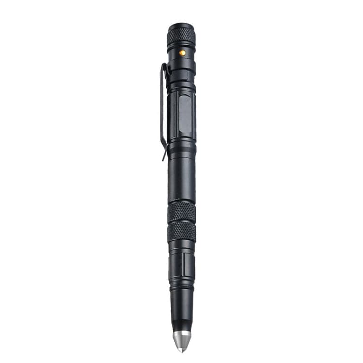 RECON  GS2U P08  Black Tactical Pen Tungsten Steel Window Breaking & Self-Defence Pen with LED Light