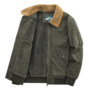RECON GS2 New 2024 Military Style Sherpa Jacket With Winter Fleece Lining and Collar Jacket