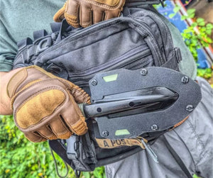 Recon Tactical EDC Survival Trowel & Tool With ABS 360° Holster