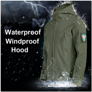 Soft Shell Tactical Waterproof Jacket with Hood