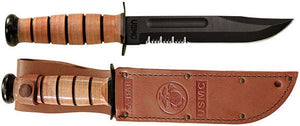 Genuine KA-BAR USMC Straight Edge Fighting Knife