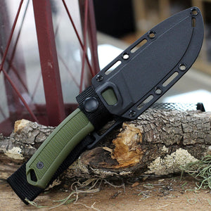 Kershaw Deschutes Skinner & Utility Knife D2 Black with solid Kydex Sheath