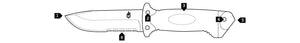 Gerber LMF II Infantry Coyote Brown 22-01463 fixed knife