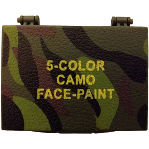 5 Colour Face Paint Camo Cream Compact
