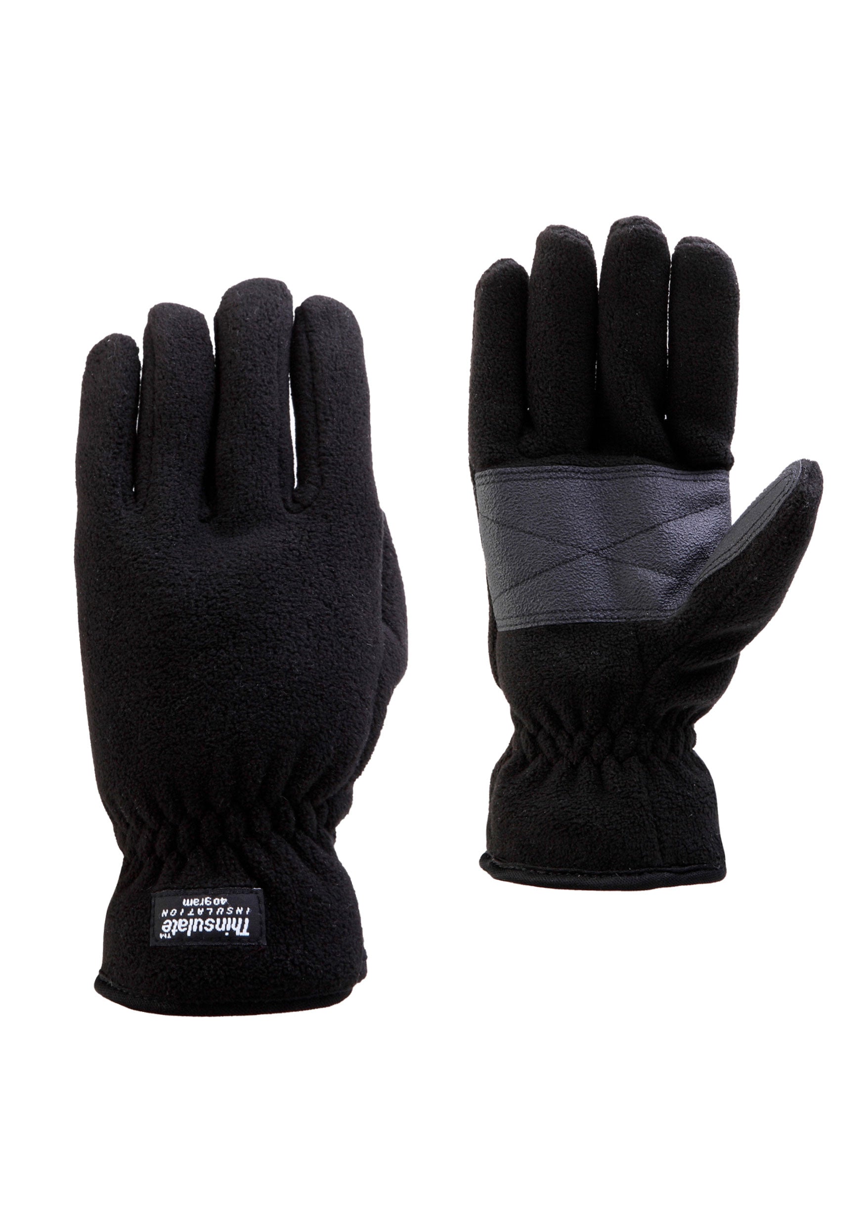 Thinsulate Black Adults Gloves unisex - Main Image