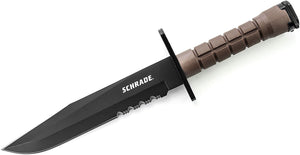 Genuine New Schrade USA SCHF6  M-9 Bayonet 8" Double Edge Blade