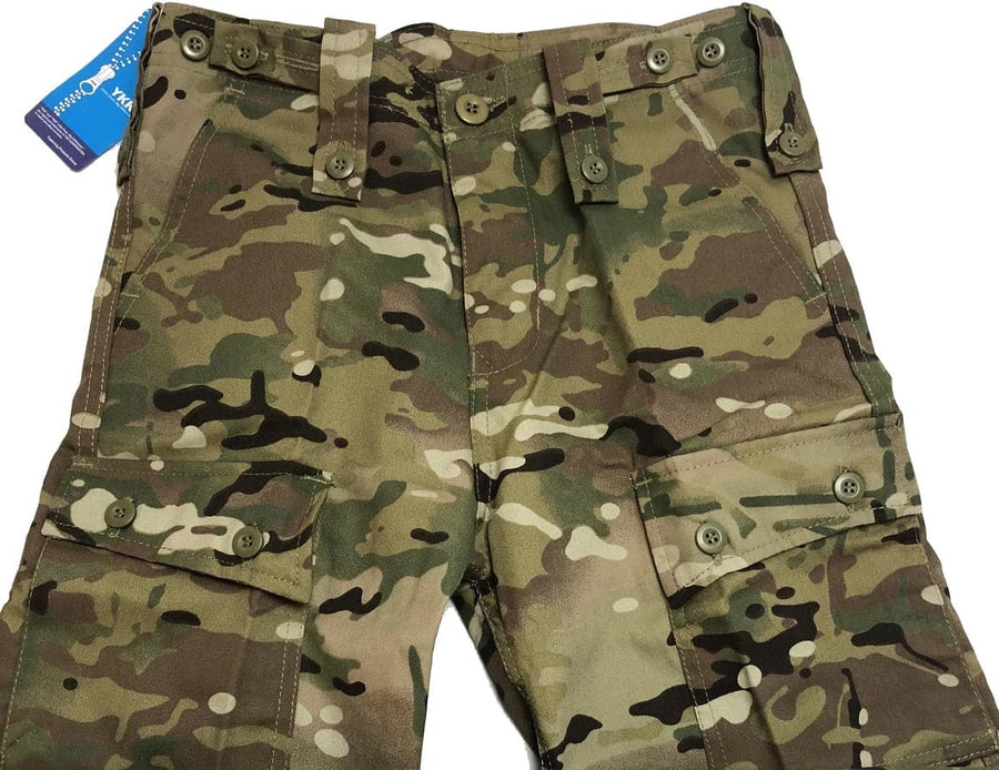 Kids Multi-Cammo Pattern Army Pants / Trousers - Kit Bag Perth