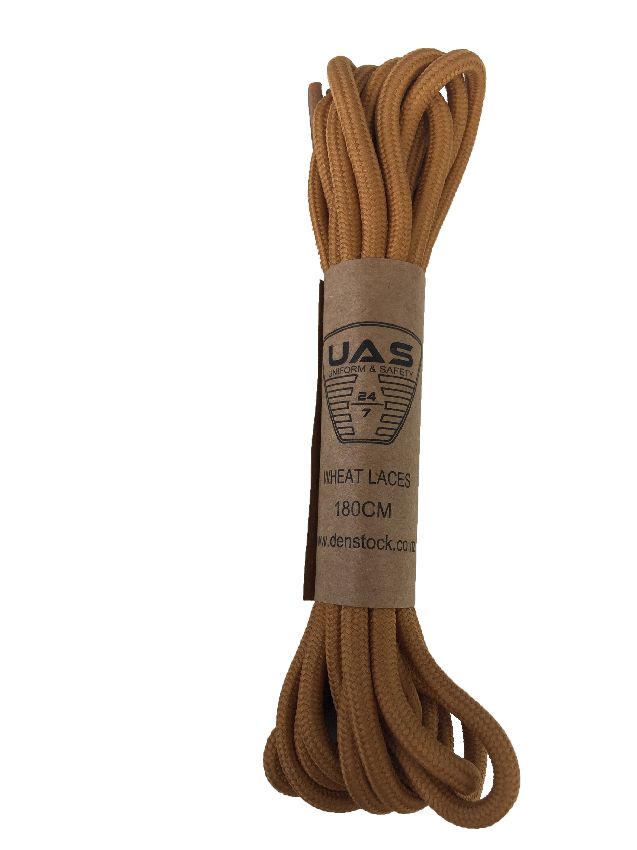 UAS Boot Laces 180 cm 72 inches tan and Black
