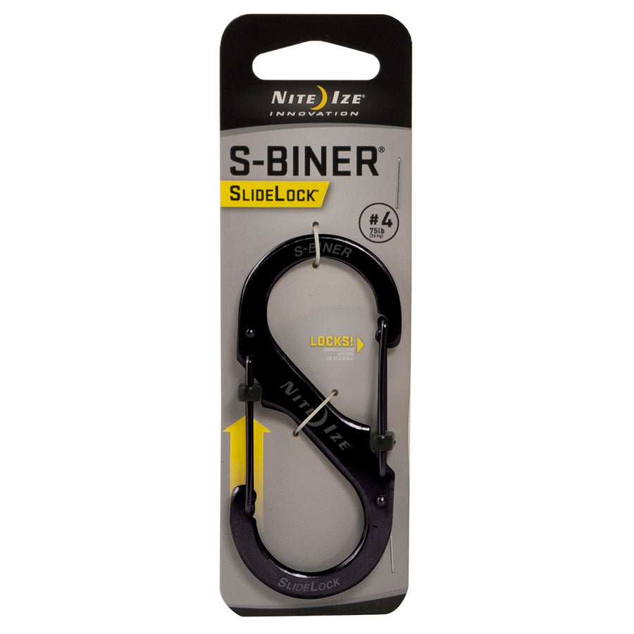 SlideLock Nite Ize Steel S-Biner #4, SlideLock Nite Ize Steel S-Biner #4