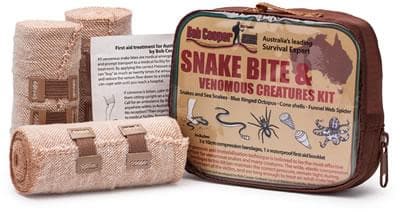 Genuine Brand New Rugged Snake & Bush Resistant Full Size Gaiters & Snake bite first aid kit combo- Kit bag Perth