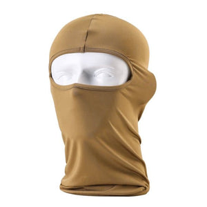 Low profile very stretchy thin cotton spandex Balaclavas