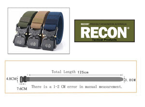 Recon GS2 M21 Tactical Stretch Belt with QR Buckle one size fits all