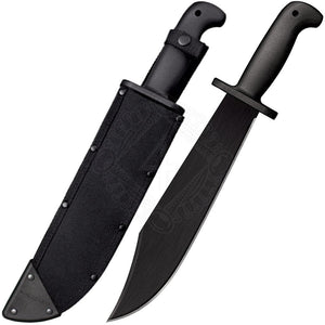 Genuine Cold Steel Black Bear Bowie Knife | 17.75" Overall, 1055 Carbon Steel, CS97SMBWZ -Kit Bag Perth