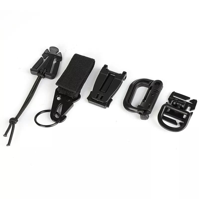 Tactical Ribbon 10-Pack Tactical PTT Retainers – MOLLE Webbing Cable ...