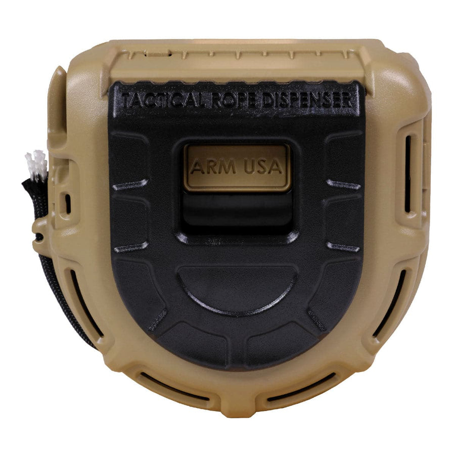 Para Cord TRD -Para Cord 50 FT x 550 LB Tactical Rope Dispenser - FDE 15.5 Meters