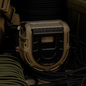 RECON GS2 Para Cord TRD -Para Cord 50 FT (15.5M) x 550 LB Tactical Rope Dispenser