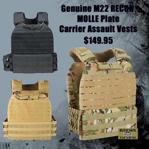 Genuine M22 RECON MOLLE Plate Carrier assault Vests -Kit Bag Perth