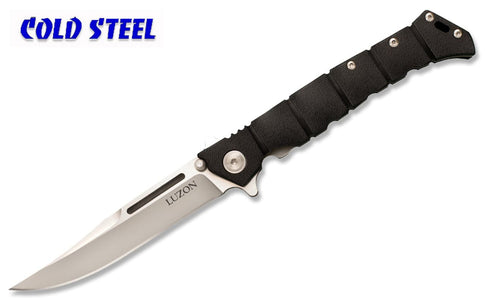 Cold Steel 20NQX Luzon MEDIUM - 4.0" 8Cr13MoV Blade - Black GFN Handle-Kit Bag Perth