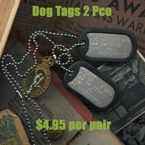 Military Dog I.D Tags Kit Bag Perth 