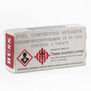 Genuine issue heaxamine solid fuel tablets for cooking outdoors