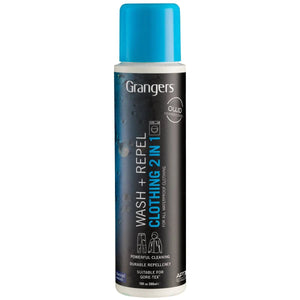 GRANGERS 300ML WASH + REPEL CLOTHING 2-IN-1 kit bag perth 