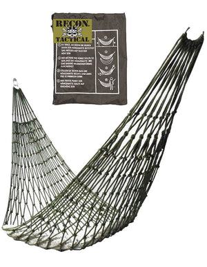 RECON Olive Compact Mini Hammock with stuff sack