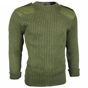 Genuine Surplus British Army Jumper, Olive Green (The Howard)