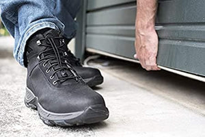 Lock Laces 72" (Black and Tan)