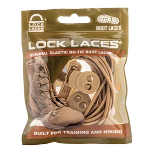 Lock Laces 72" (Black and Tan)