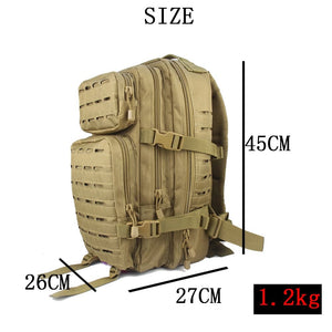 Recon 30L Laser Cut MOLLE Tactical Back R12 Hour 1 Day Pack