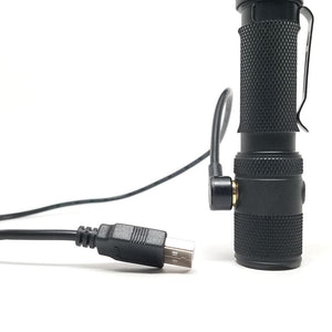 PowerTac M5-1300 Lumen Magnetic Rechargeable LED Flashlight