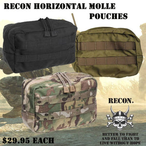 RECON 600D Horizontal Molle Pouch