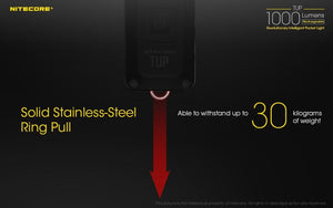 Nitecore TUP 1000 lumens intelligent USB rechargeable keychain torch