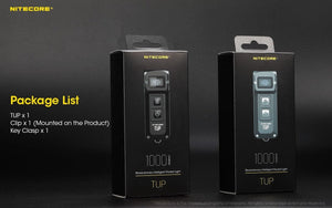 Nitecore TUP 1000 lumens intelligent USB rechargeable keychain torch
