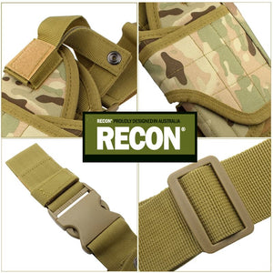 Recon Tactical Drop Leg Pistol Holster Universal fit.