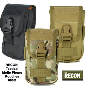 Recon Tactical Molle Phone Pouch Holder Holster 600D