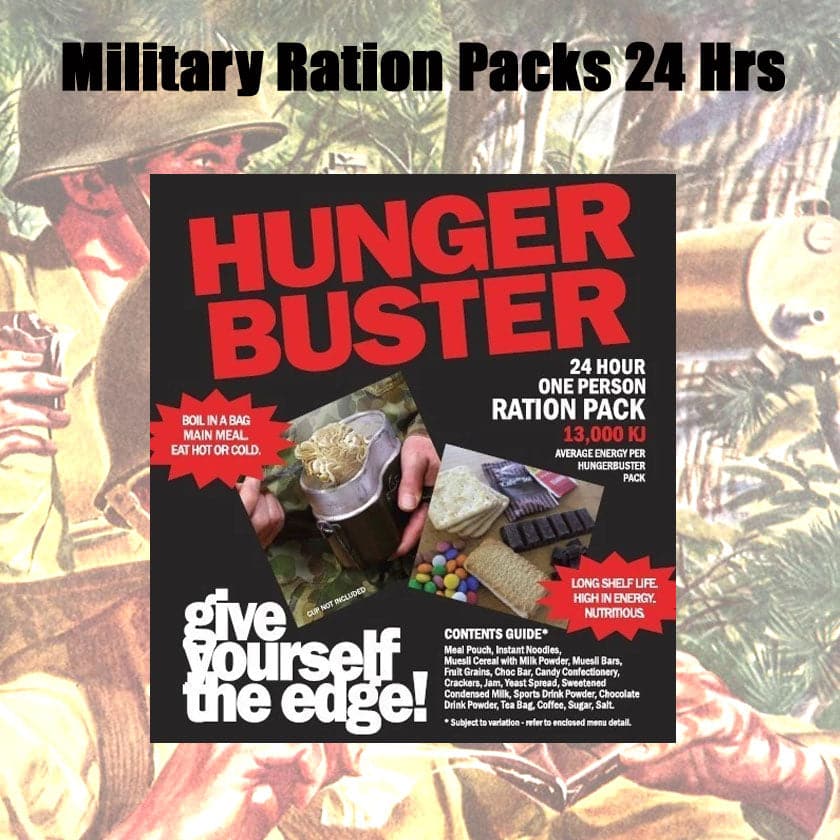 Mil-Spec Ration Packs (MRE) Meals Ready To Eat- kit bag Perth - Kit Bag