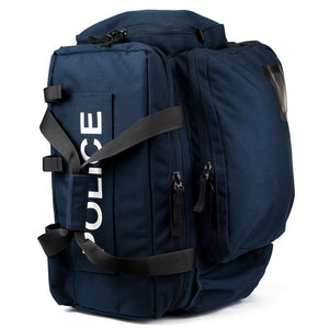 Rolling Police Duty Bag with Handle Navy Blue 32 L