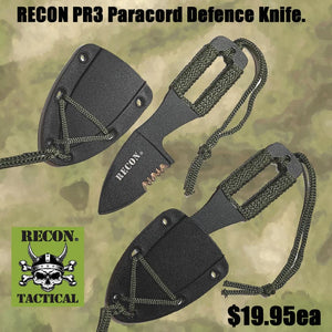 RECON PR3 Paracord Defence Knife