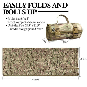 Recon Tactical Lightweight Roll-Up Shooting Mat Non-padded.