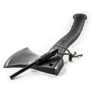 Schrade SCAXE2 Survival Axe With Fire Starter & Molded Thermoplastic Belt Sheath