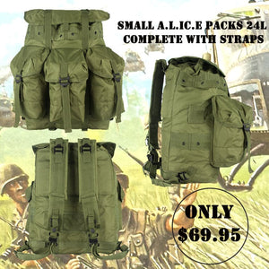 New Small ALICE Packs complete with all straps